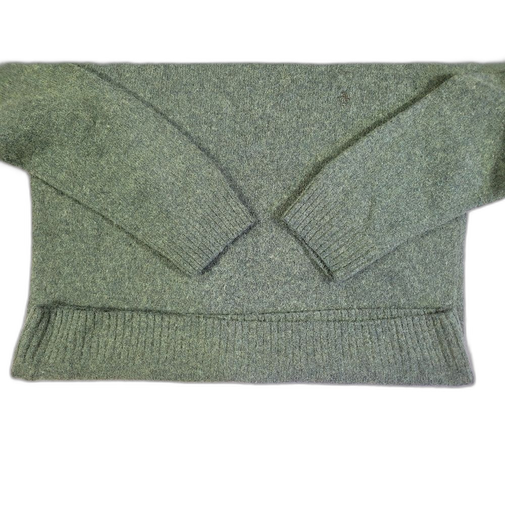 Wool Blend Original vintage Penguin Sweater W/ M Green Crew Neck Knit - Picture 8 of 9